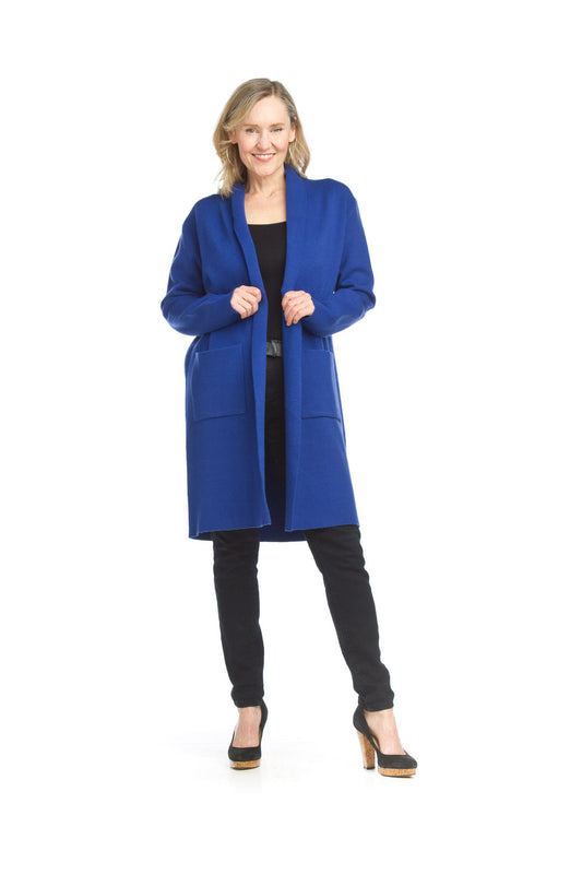COBAL Lapel Coatigan with Pockets