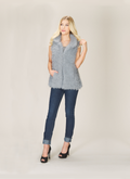 GREY Shag Faux Fur Vest
