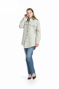 Sage Solid shacket