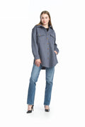 slate Solid shacket