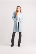 Lapel Coatigan with Pockets