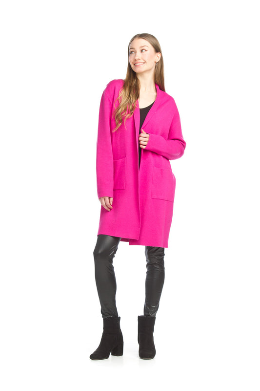 MAGEN Lapel Coatigan with Pockets