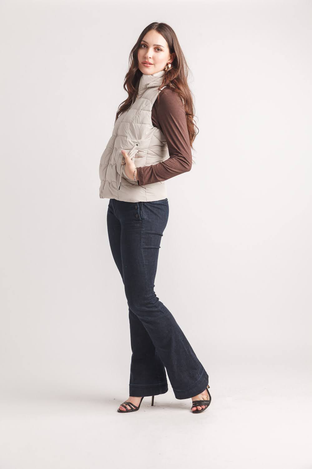 Short Hooded Puffer Jacket