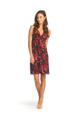 BLKRD Floral Short Grecian Dress