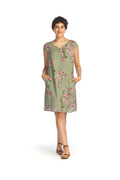 SAGE Floral Linen Dress with Pockets