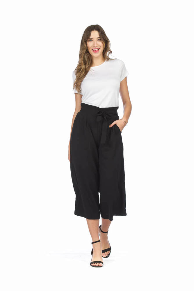 Black White Wide Leg Pants