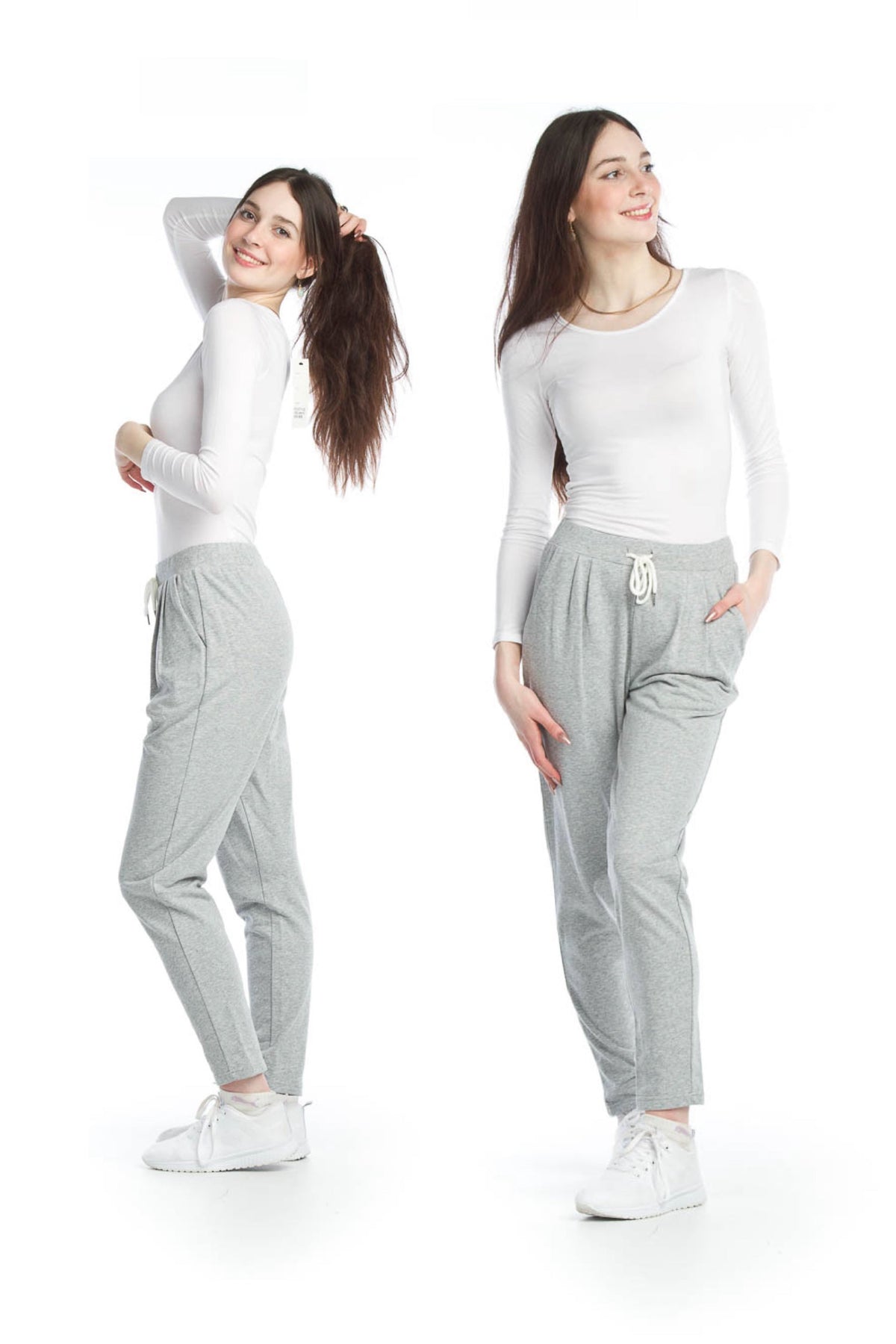 Mid Weight Jogging Pants W Pockets