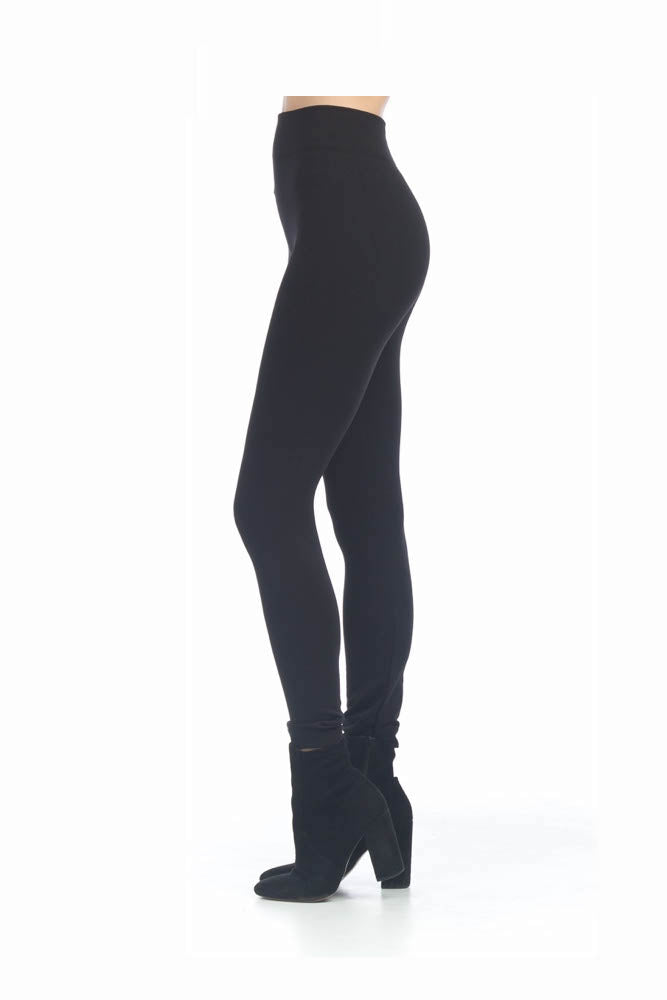 Black Plus Size Fleece Leggings