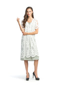 WHITE Lace Short Sleeve Duster