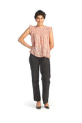 PINK Smocking Blouse with Ruffle sleeves