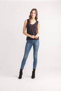 Layering V Neck Stretch Bamboo Top