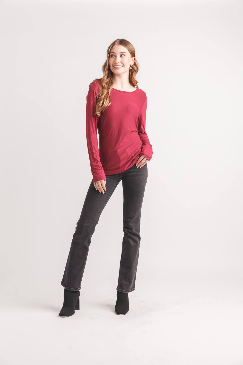 Bamboo Stretch Long Sleeve Top