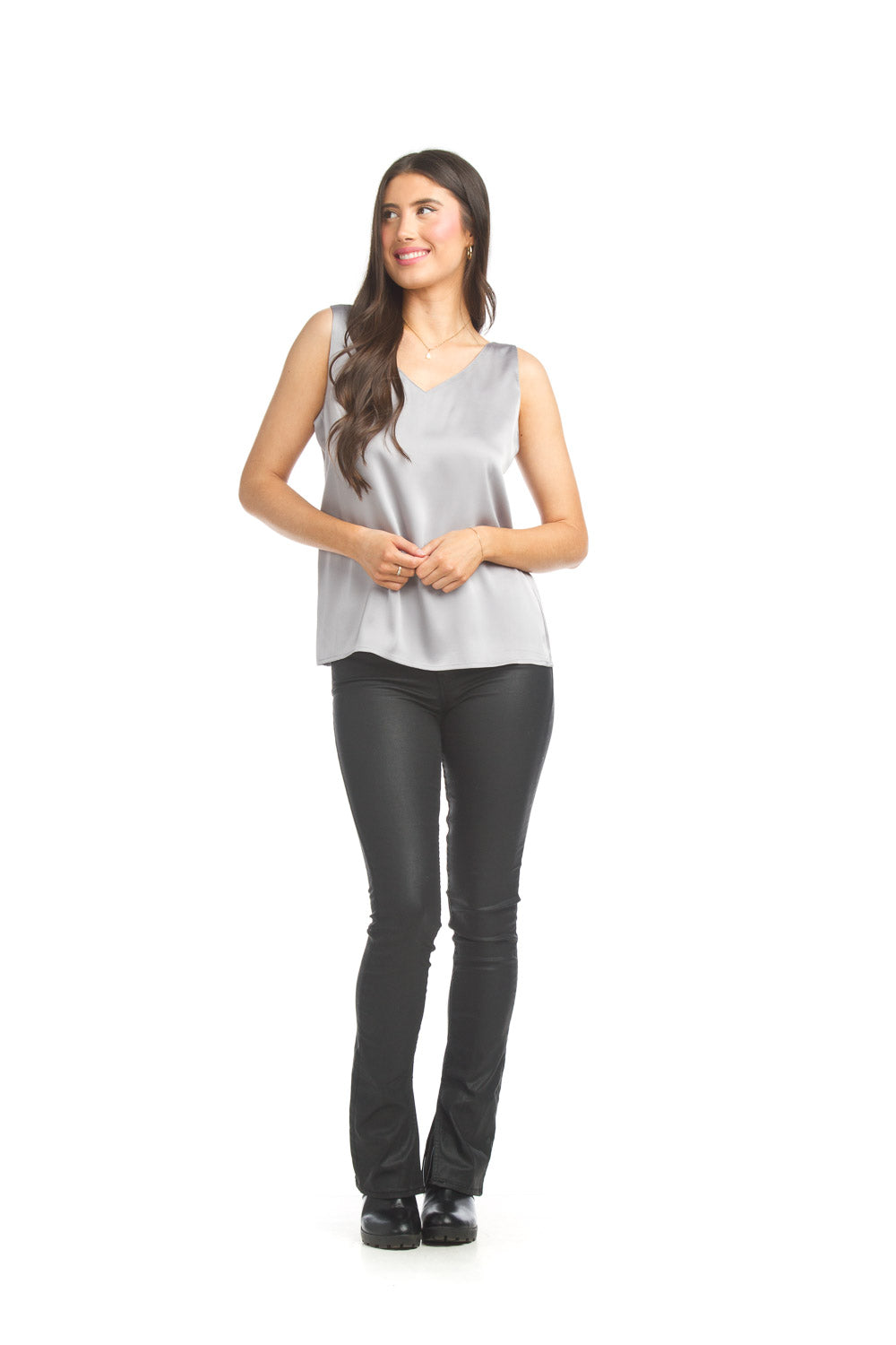 Satin Tank Top