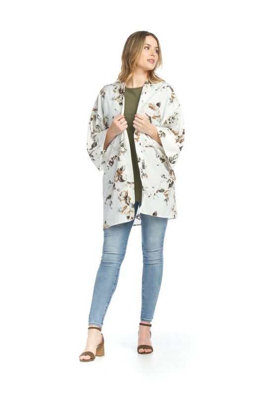 CREAM Floral Kimono Style Coverup