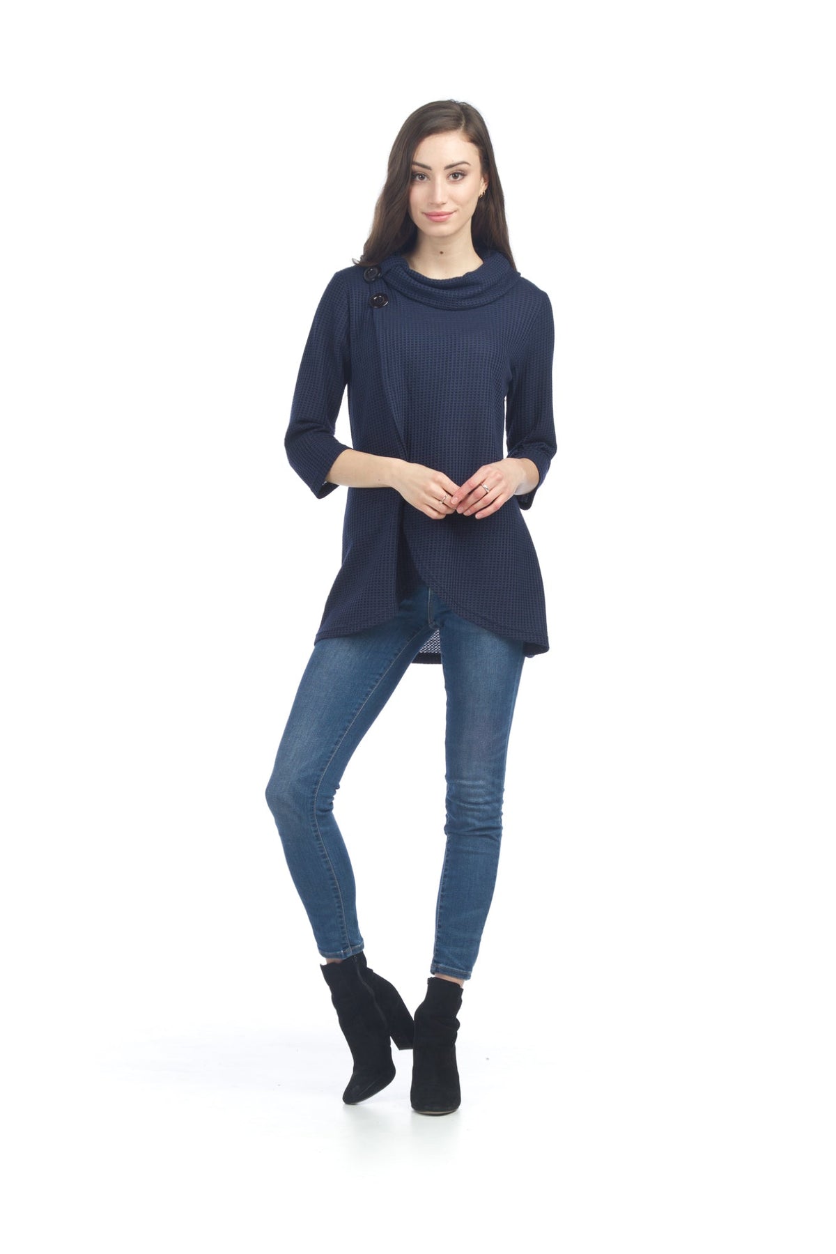 Waffle Crossover Top