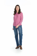 BERRY Wool Blend Shirt Hem Sweater