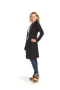 BLACK Lightweight 3/4 Sleeve Cardigan