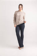Popcorn Knit Sweater