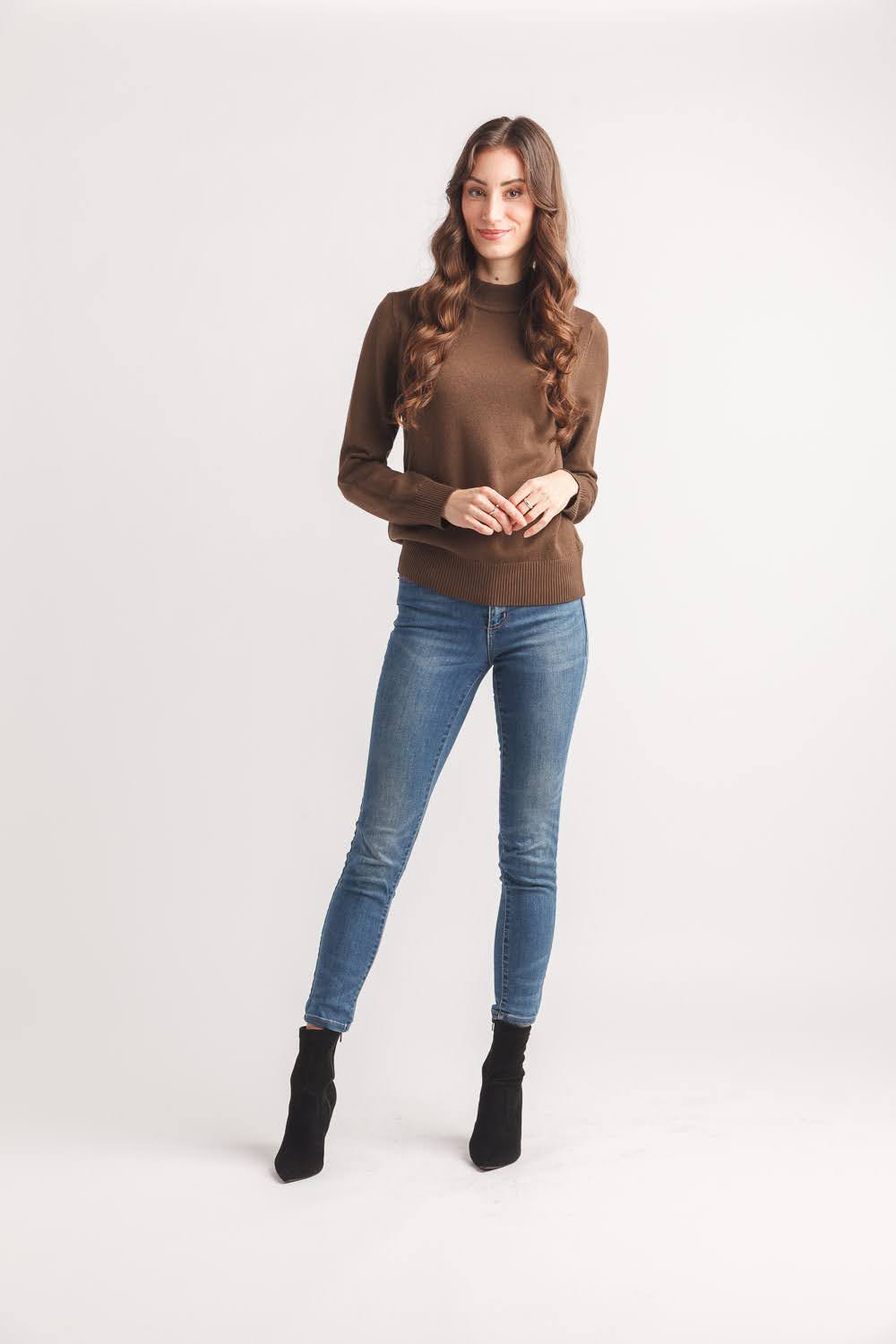 Essential Mock Neck Sweater