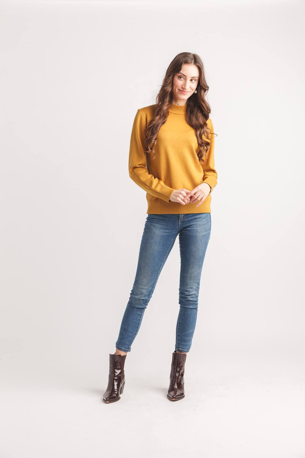 Essential Mock Neck Sweater