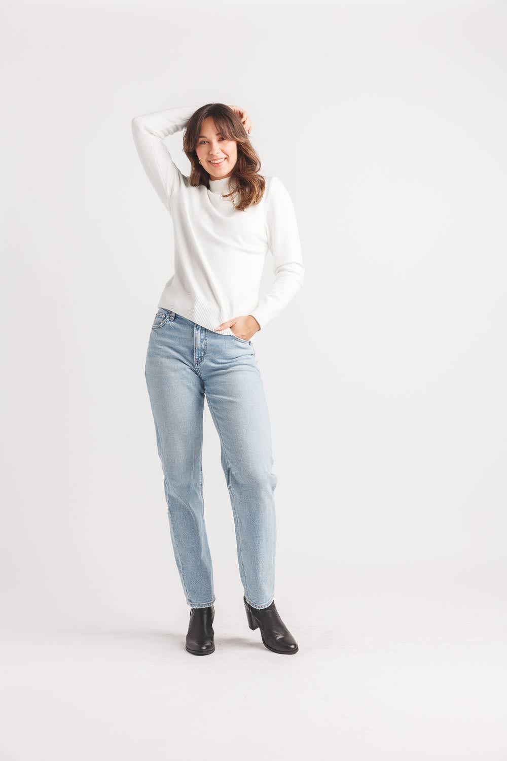 Essential Mock Neck Sweater