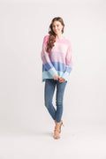 Striped Step Hem Sweater