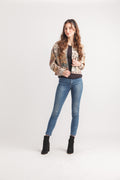 Patch Print Denim Jacket