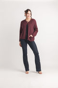 Knit Cardigan with Button Detail and Patch Pockets