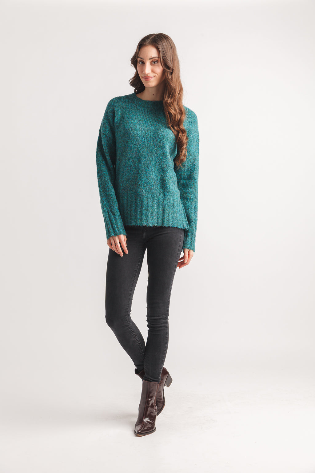 Floral Knit Sweater