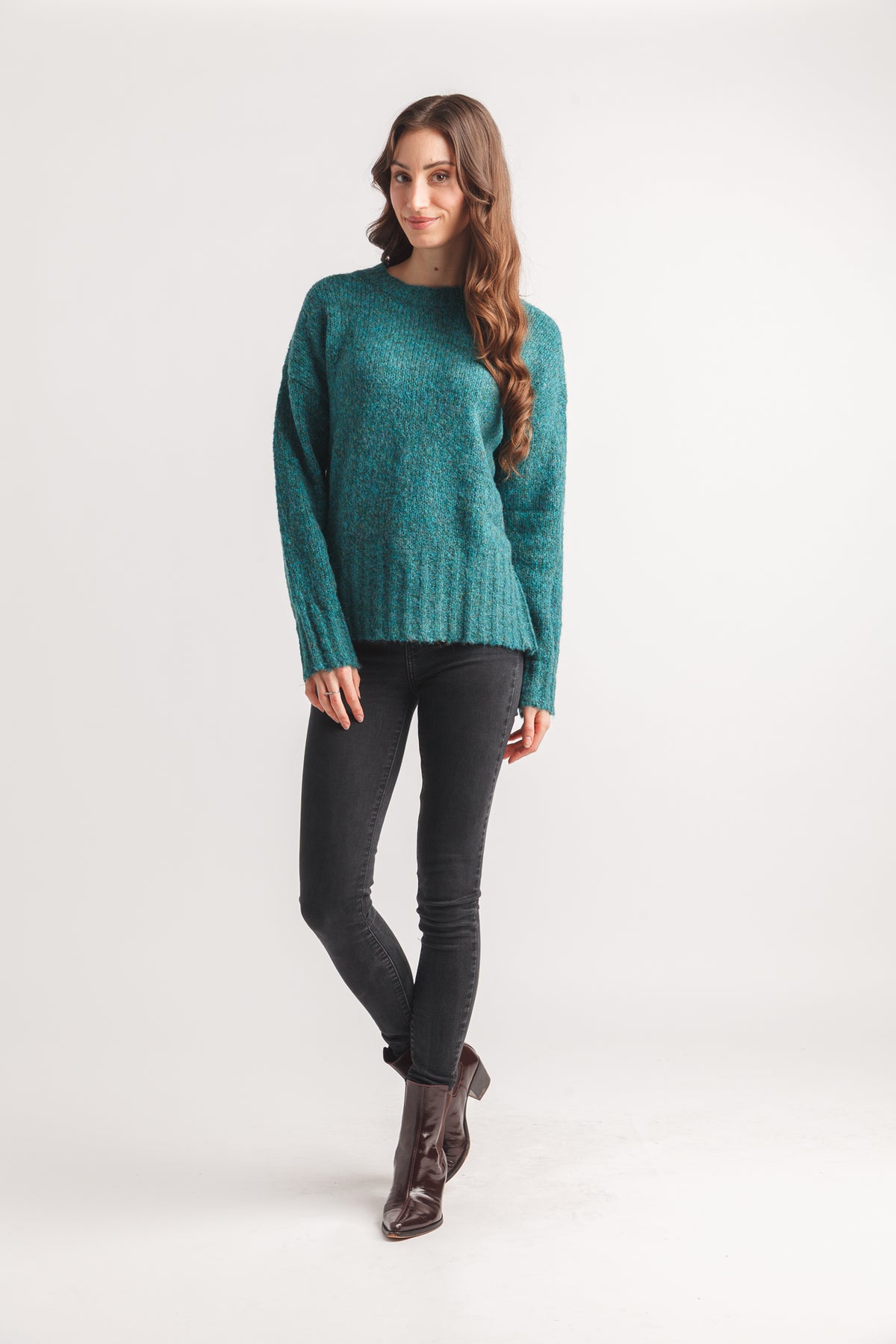 Floral Knit Sweater
