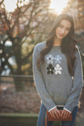 Floral Knit Sweater