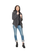 GREY Boucle Drape Jacket