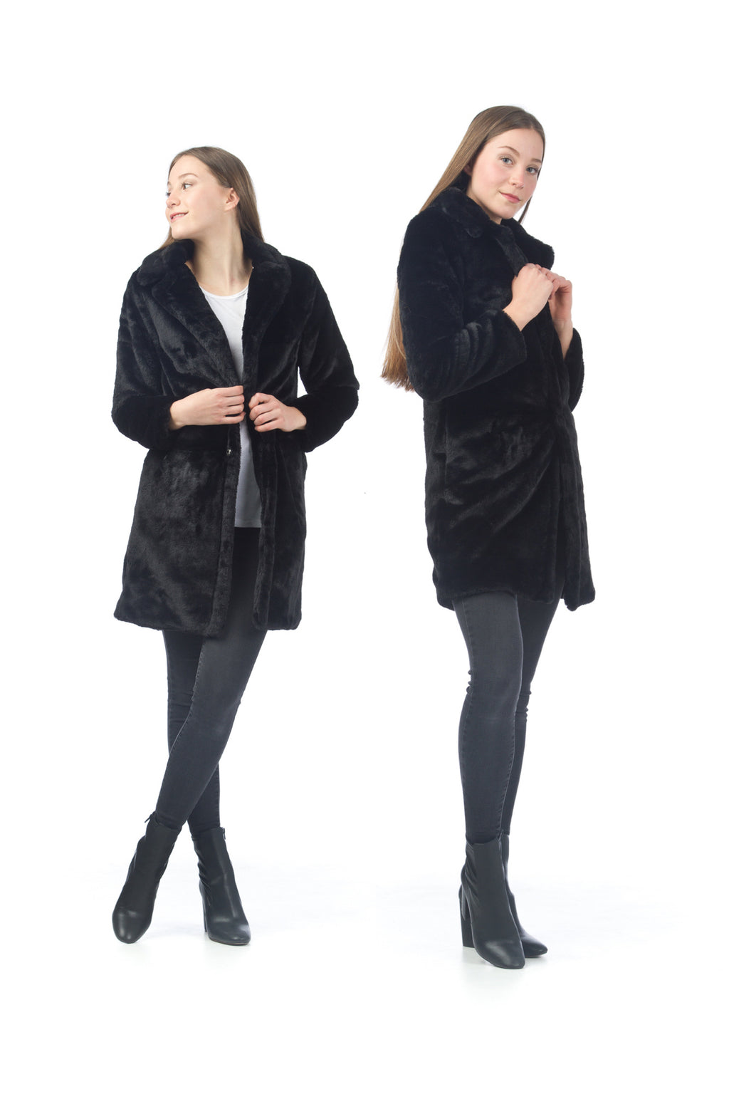 LATTE Faux Fur Classic Jacket