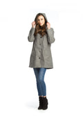 grey Heathere Boucle Long Jacket