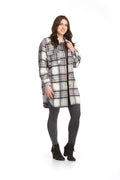 Blue Plaid Buttonup Shacket