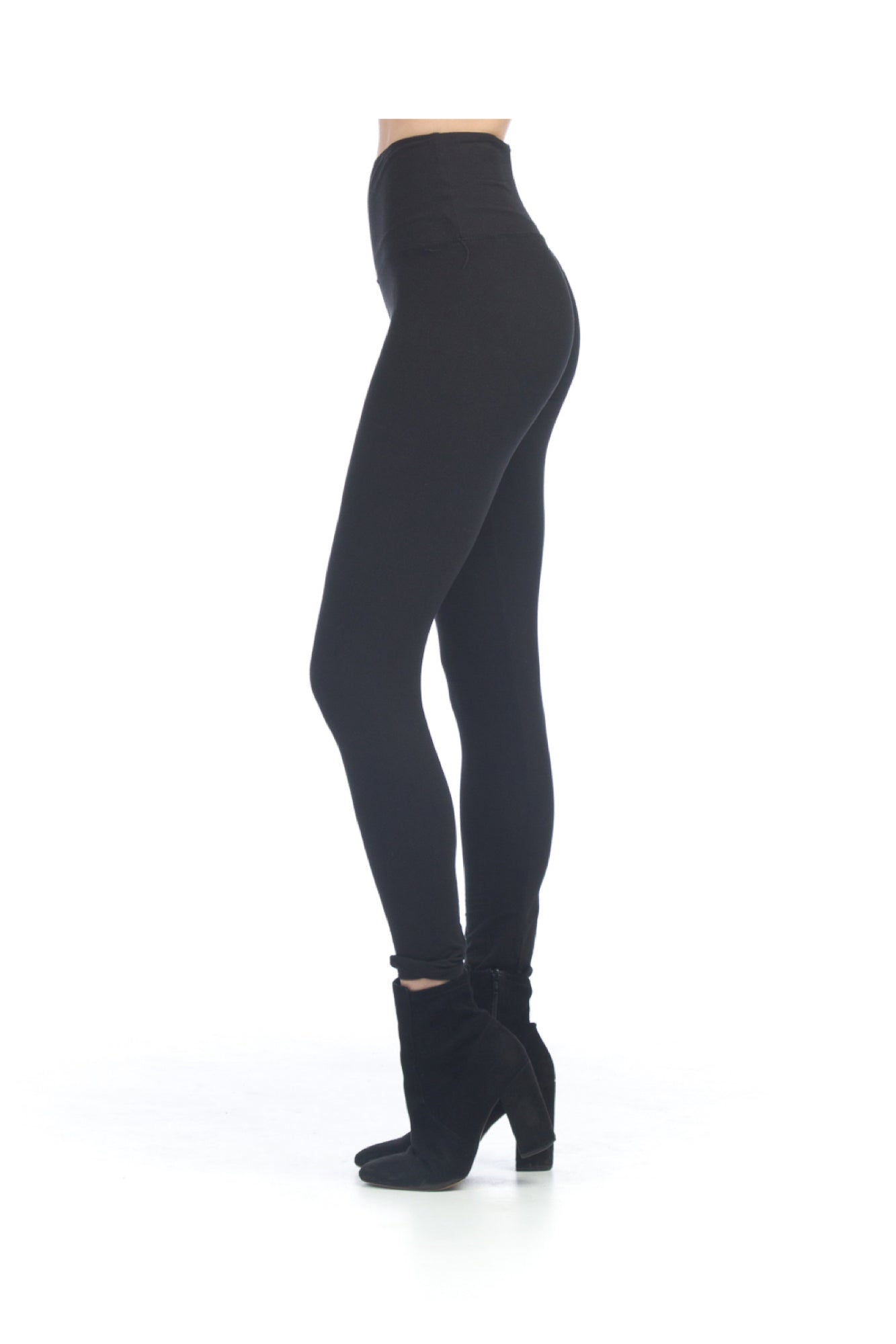 BLACK 5" High Rise Leggings