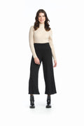Black Stretchy Wide Leg Pants