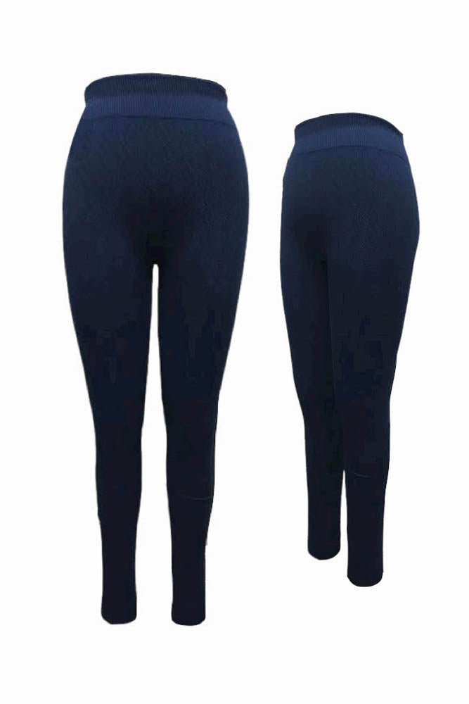 PURPL fleece lined cable leggings TX200