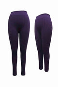 PURPL fleece lined cable leggings TX200