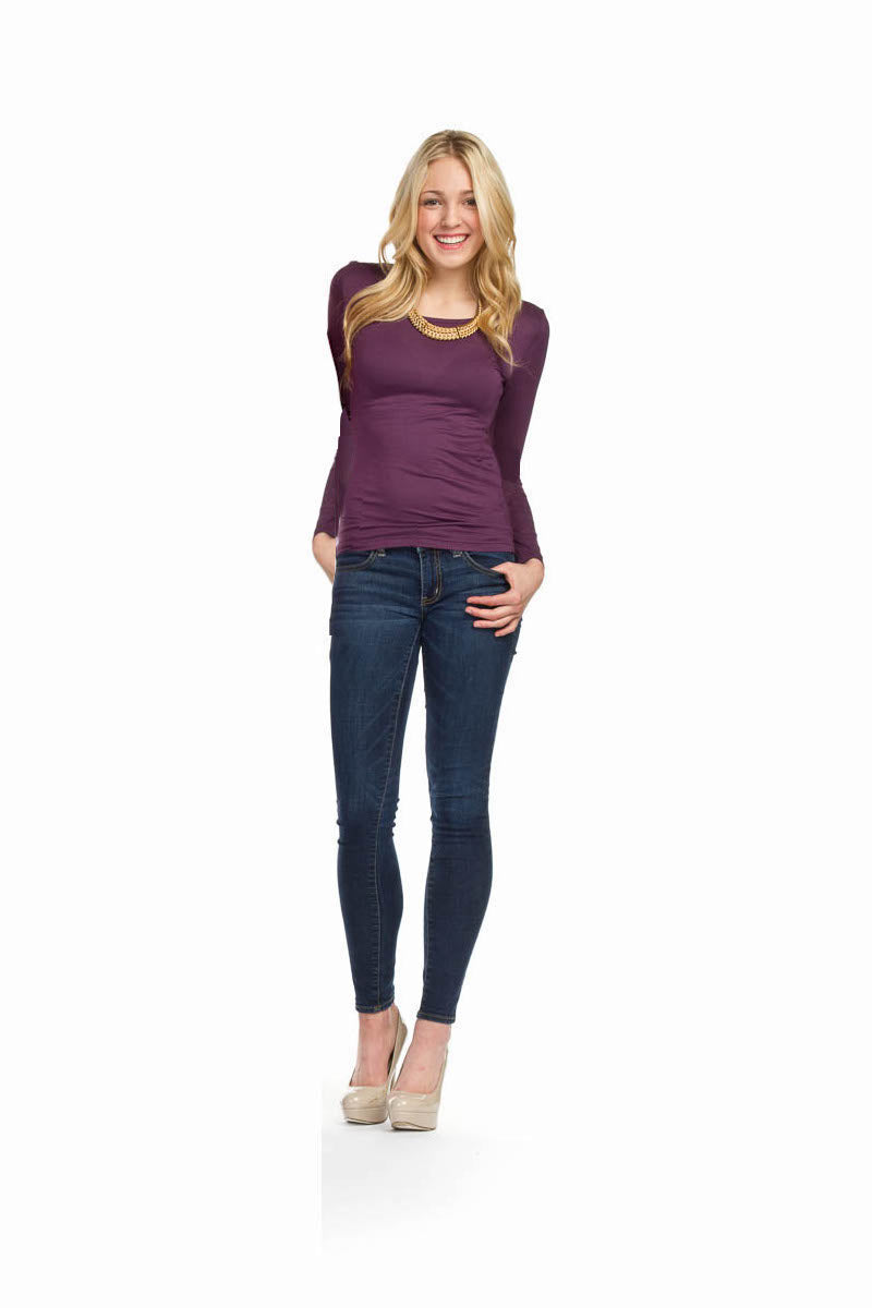 Black Basic Long Sleeves Knit Top