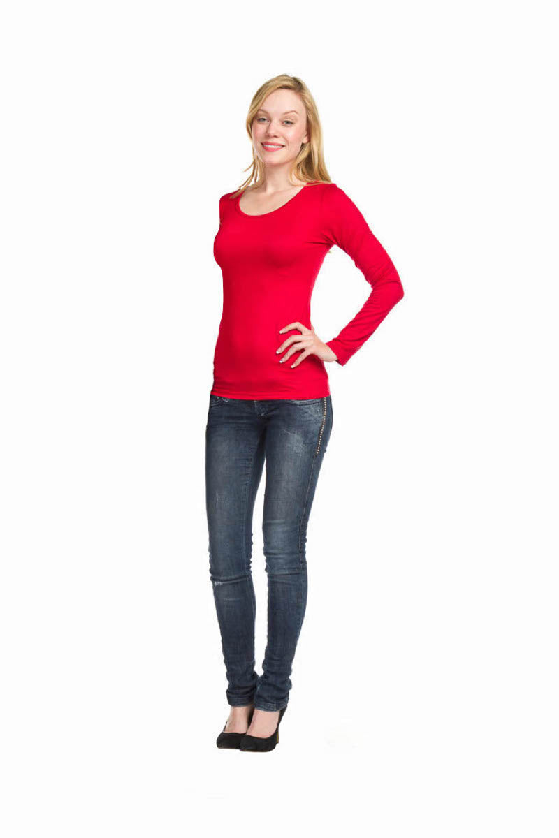mustard Basic Long Sleeves Knit Top
