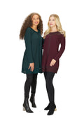 EMERA Lace Inset ALline Sweater Dress