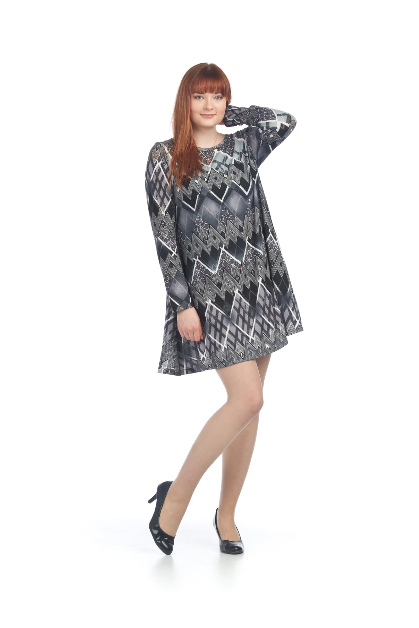 GREY Global A-Line Sweater Dress with Pockets