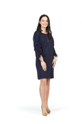 NUDE Solid Sweater Dress with Sleeve Detail