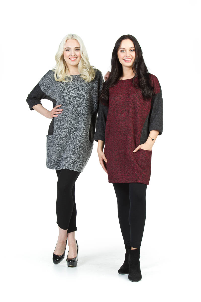 NAVY Boucle Midi Sweater Dress