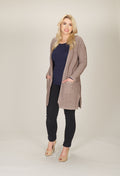 TAN Stripe Knit Cardigan