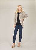 OATML Heathered Cacoon Sweater  with Hood