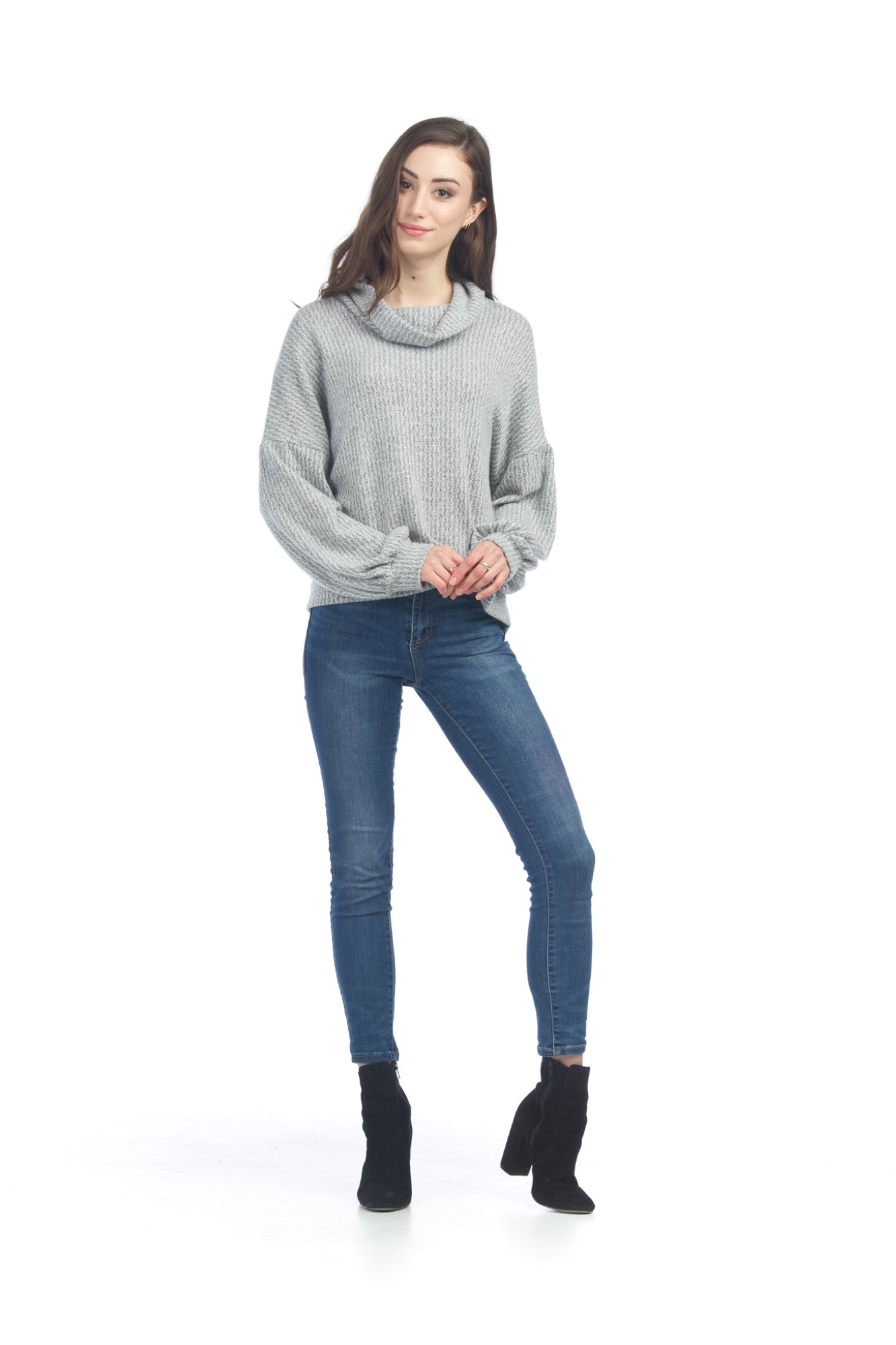 HGREY Heathered Soft Brushed Sweater