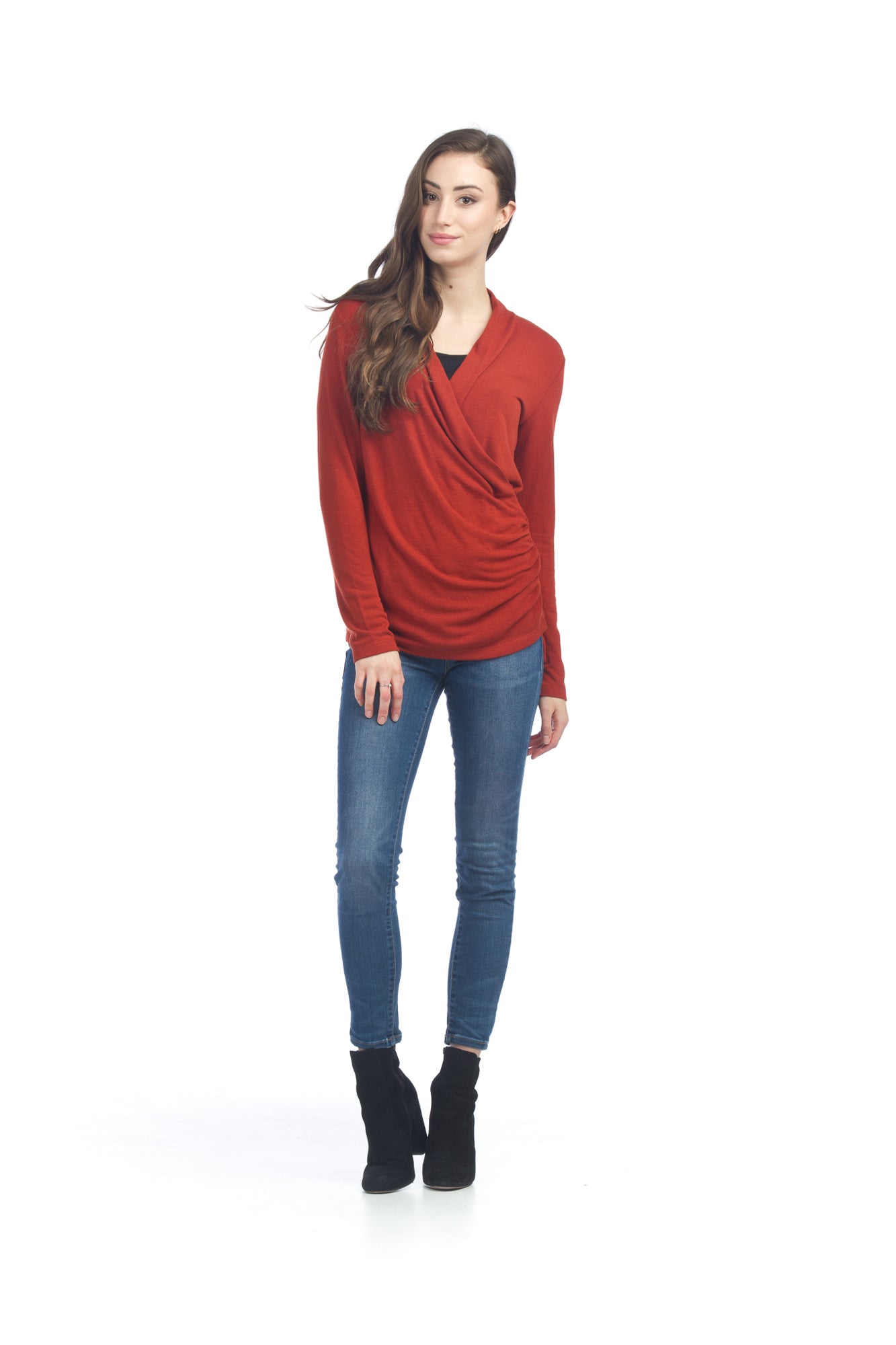 RUST Crossover Rouching Side Top