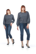 SBLU Lurex Infused Dolman Sleeve Top